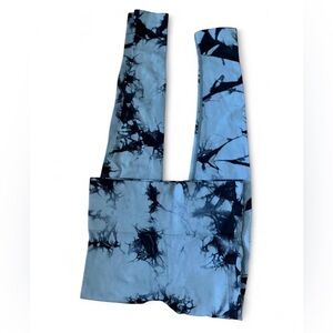 Women’s Blue Tie-Dye Leggings